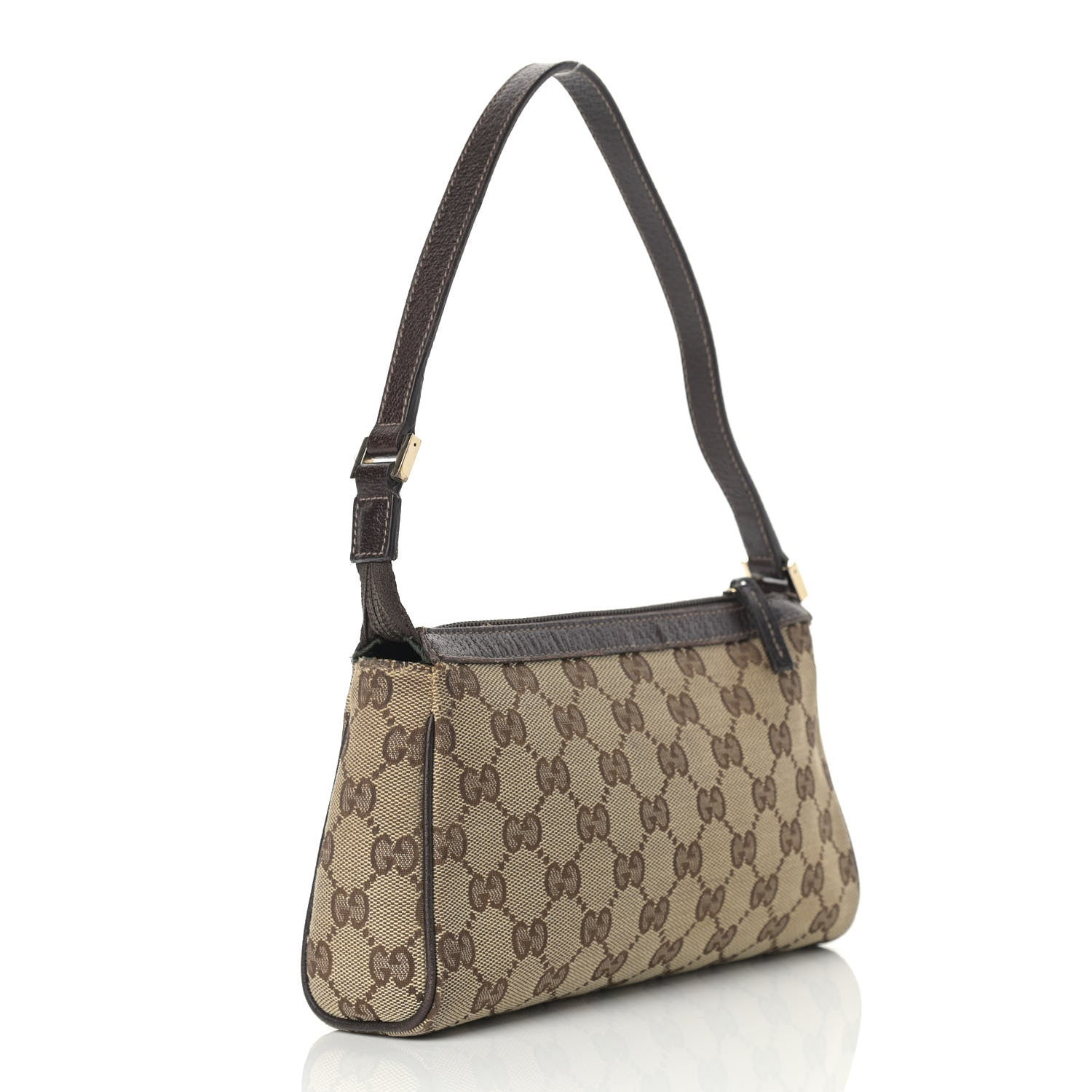 Gucci Monogram D Ring Cosmetic Case Brown 2 of 13