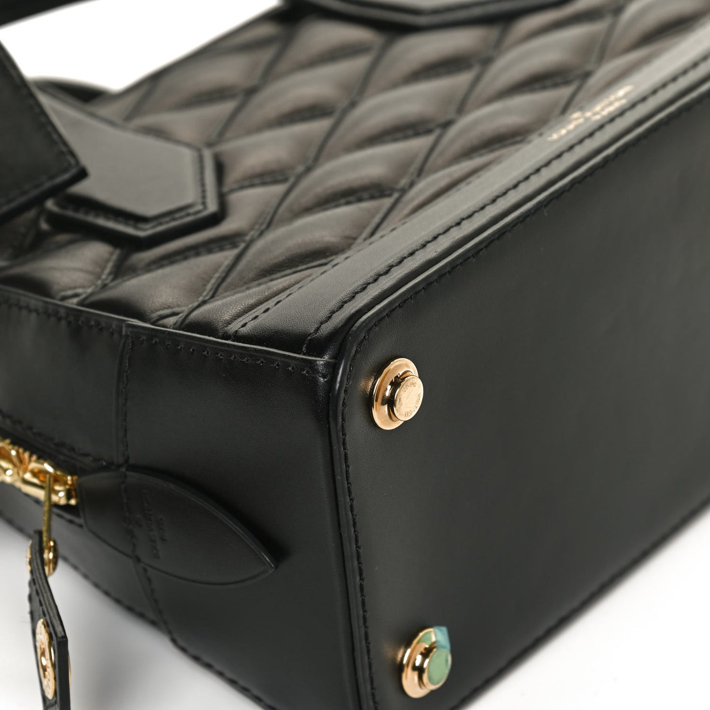 Lambskin Malletage Mini Dora Black
