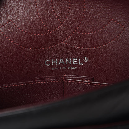 Chanel Aged Calfskin Chevron Quilted 2.55 Reissue 225 So Black 6 of 8
