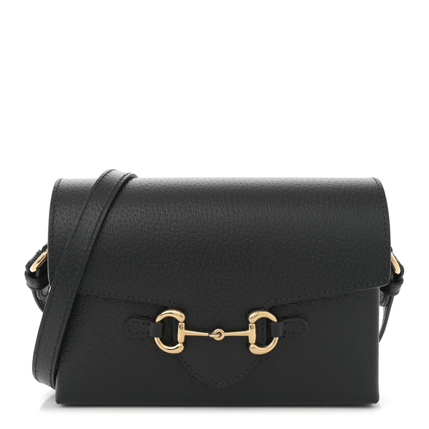 Calfskin Horsebit 1955 Shoulder Bag Black