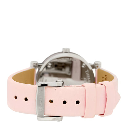 Tiffany Stainless Steel Satin 30mm Atlas Belt Quartz Watch Pink 3 of 4