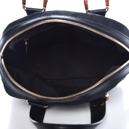 Gucci Monogram Bamboo Boston Black 5 of 7