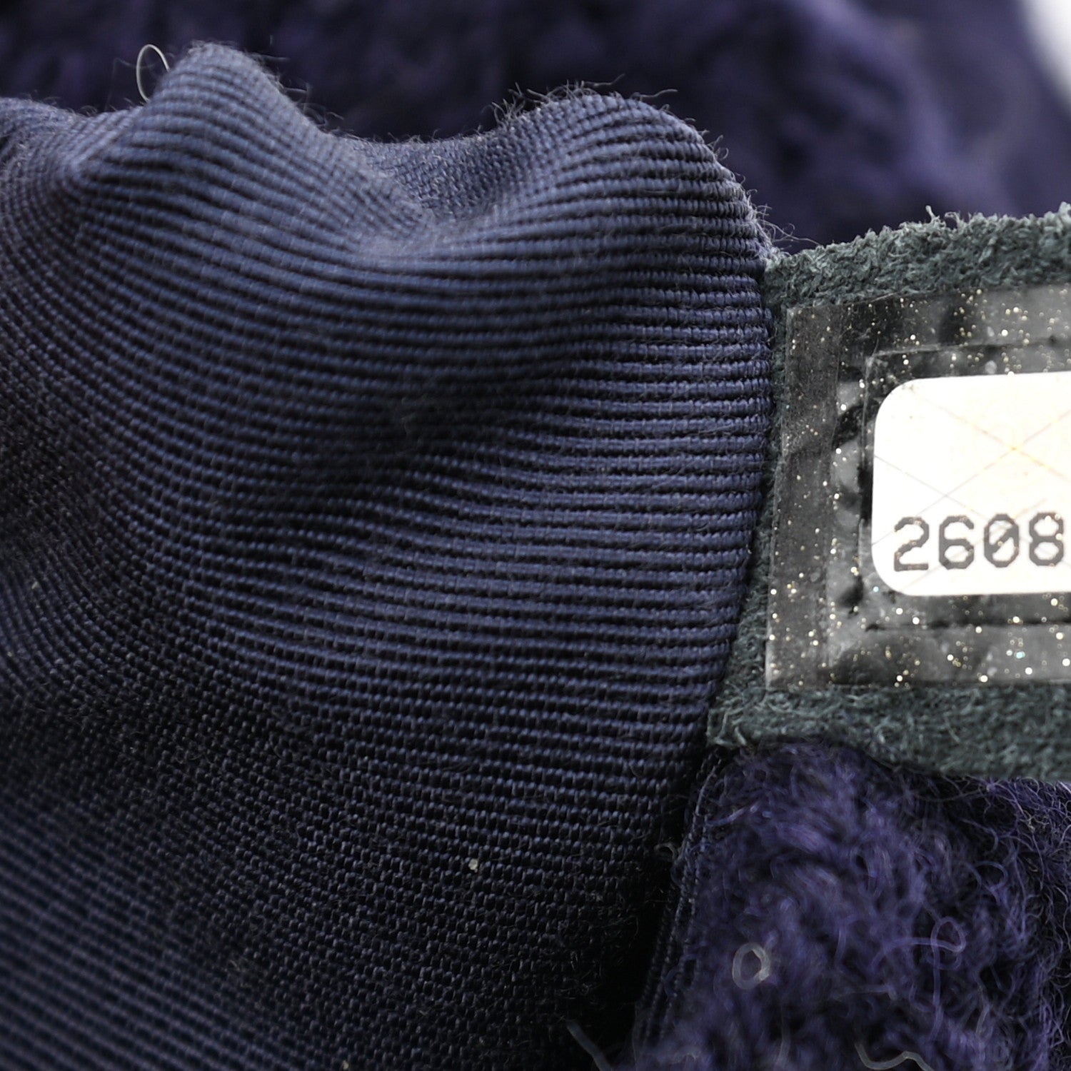 Chanel Cable Knit Mini Paris-Hamburg Flap Navy Blue 7 of 10