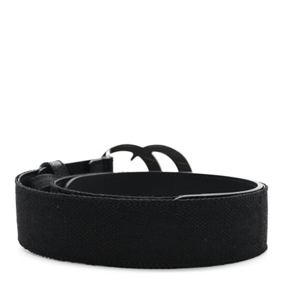 Gucci Calfskin Double G 30mm Belt 80 32 Black 2 of 5