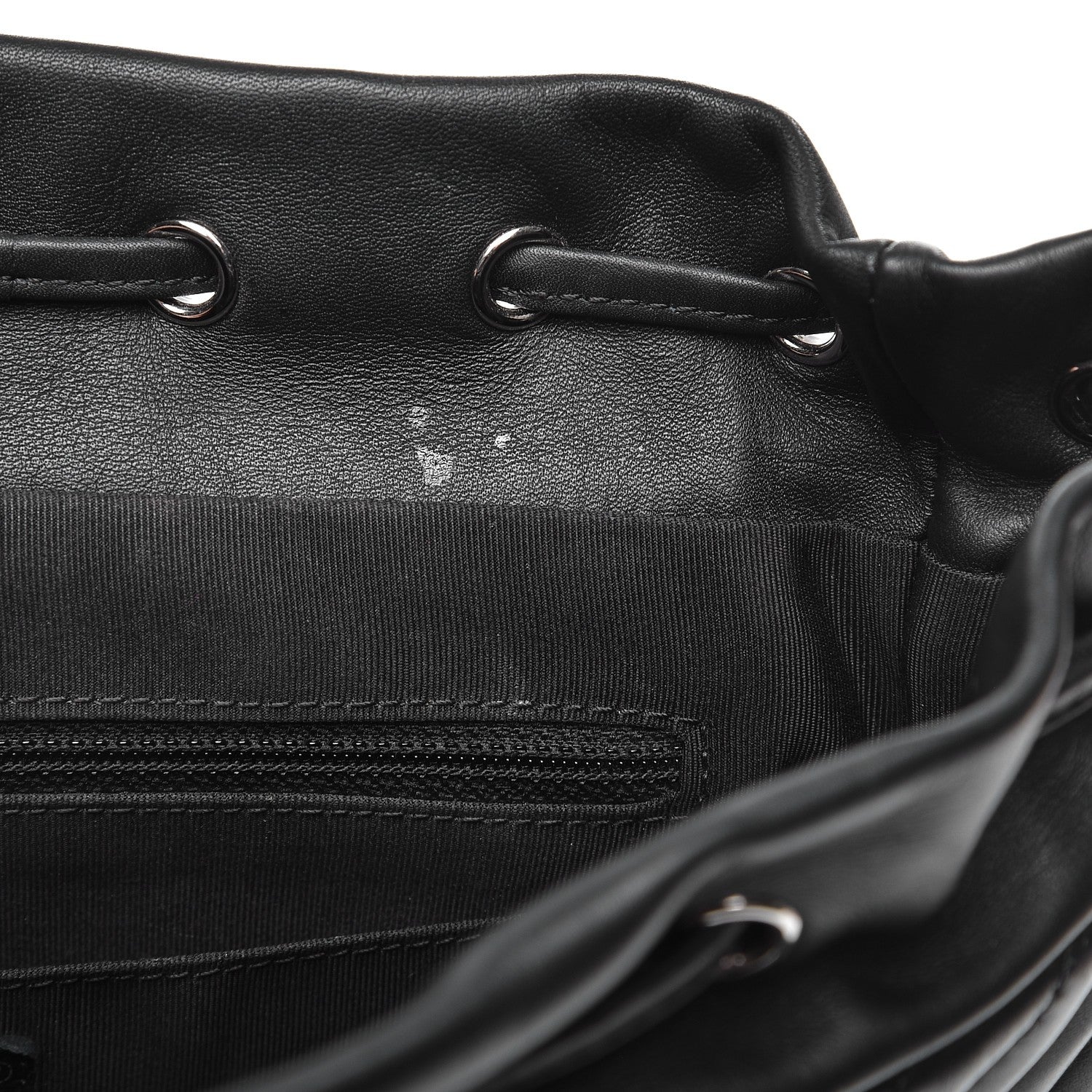 Chanel Calfskin Chevron Quilted Large Urban Spirit Backpack Black 8 of 12