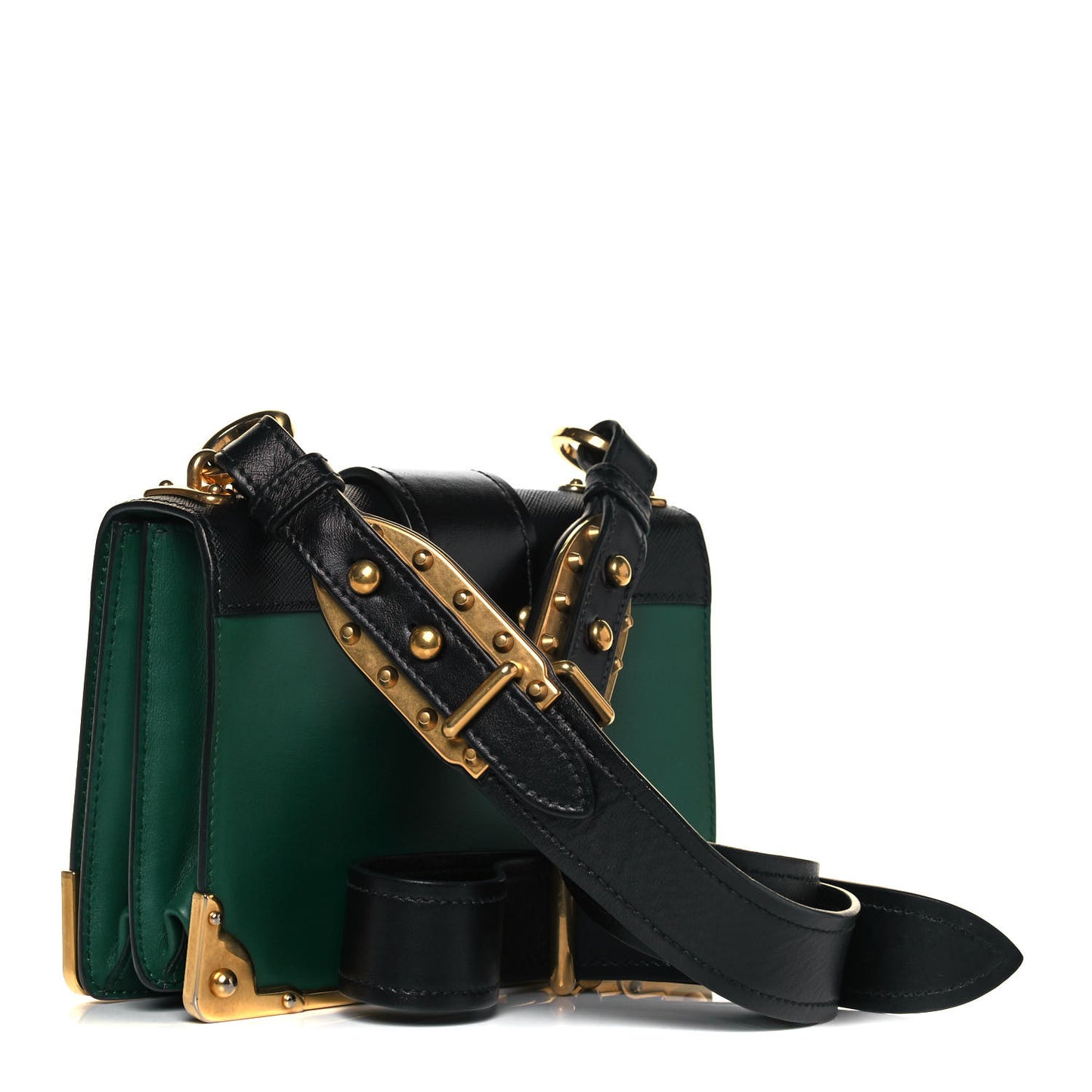 City Calf Saffiano Cahier Bag Biliardo Black