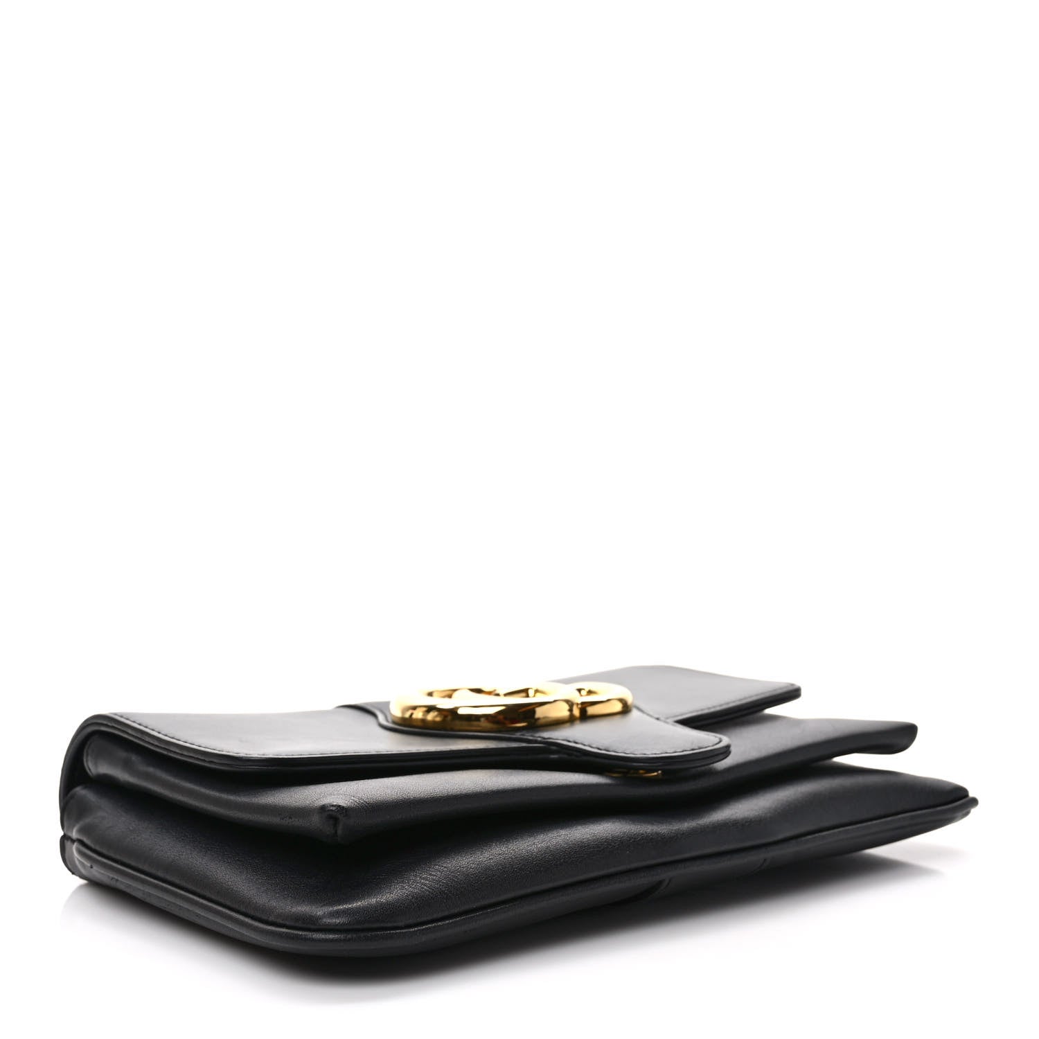 Gucci Vitello Palmellato Lux Small Arli Flap Shoulder Bag Black 3 of 8