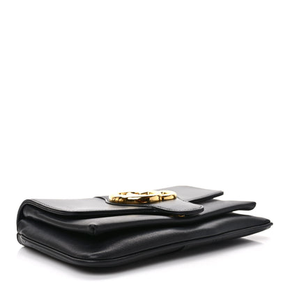 Gucci Vitello Palmellato Lux Small Arli Flap Shoulder Bag Black 3 of 8