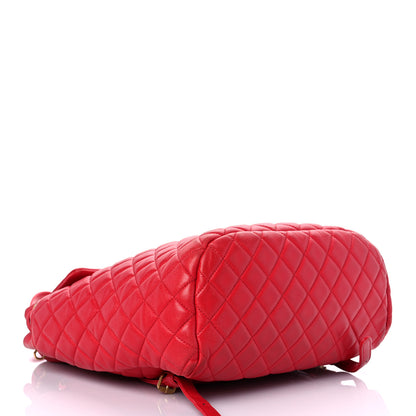 Chanel Lambskin Quilted Large Urban Spirit Backpack Red 4 of 22