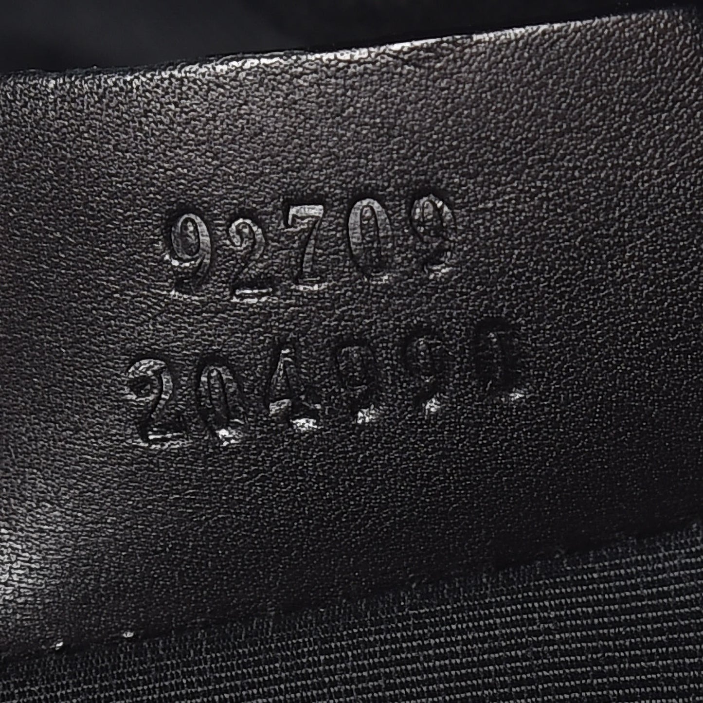 Denim Monogram Bamboo Top Handle Tote Black