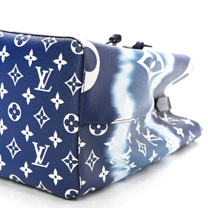 Louis Vuitton Monogram Escale Neonoe MM Blue 8 of 8