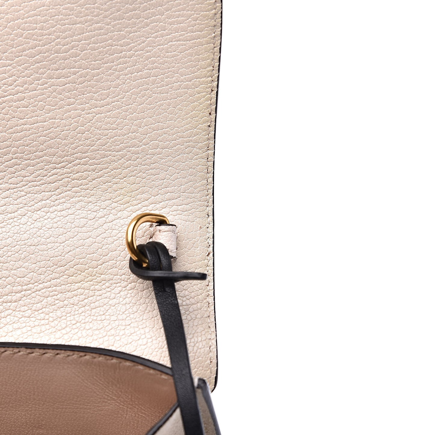 Goatskin Medium Mily Shoulder Bag Off White