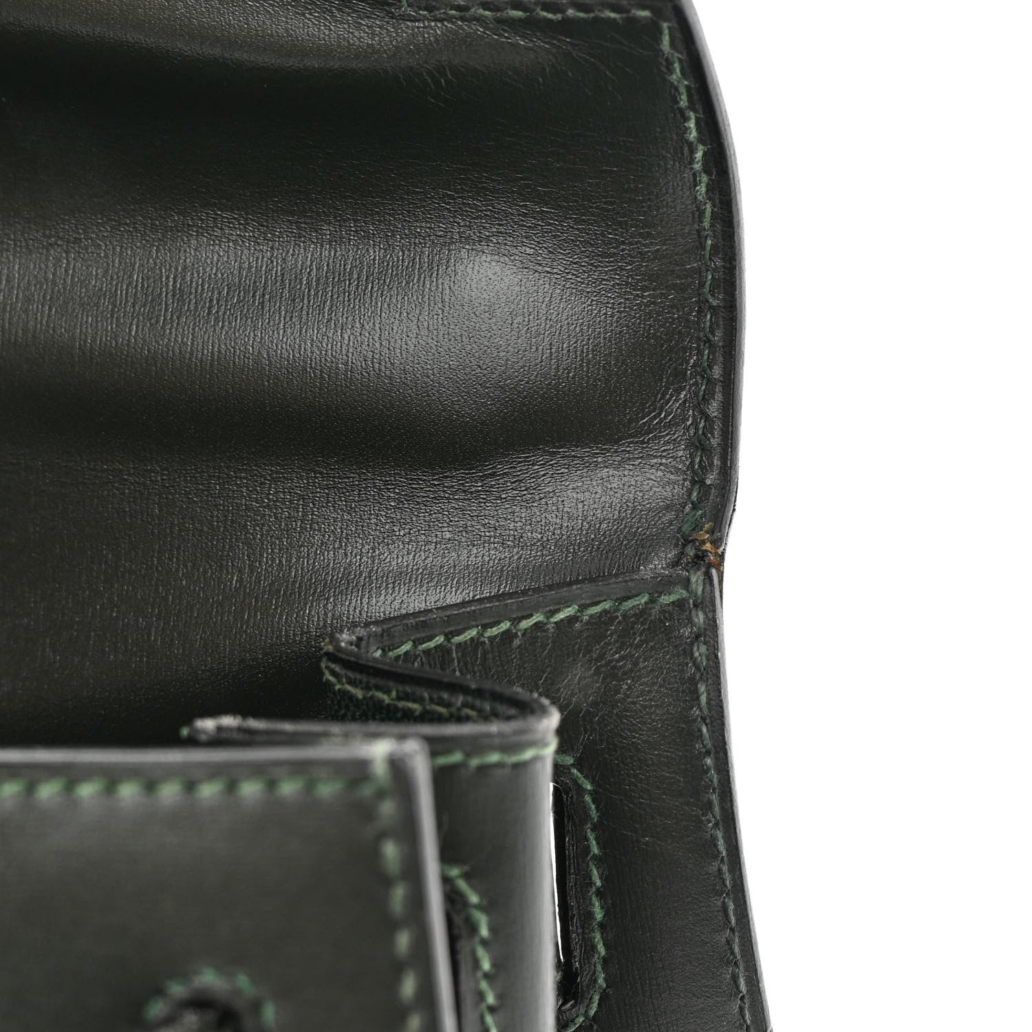 Hermes Box Kelly Sellier 28 Vert Fonce 11 of 25