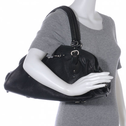 Christian Dior Leather My Dior Satchel Black 2 of 8