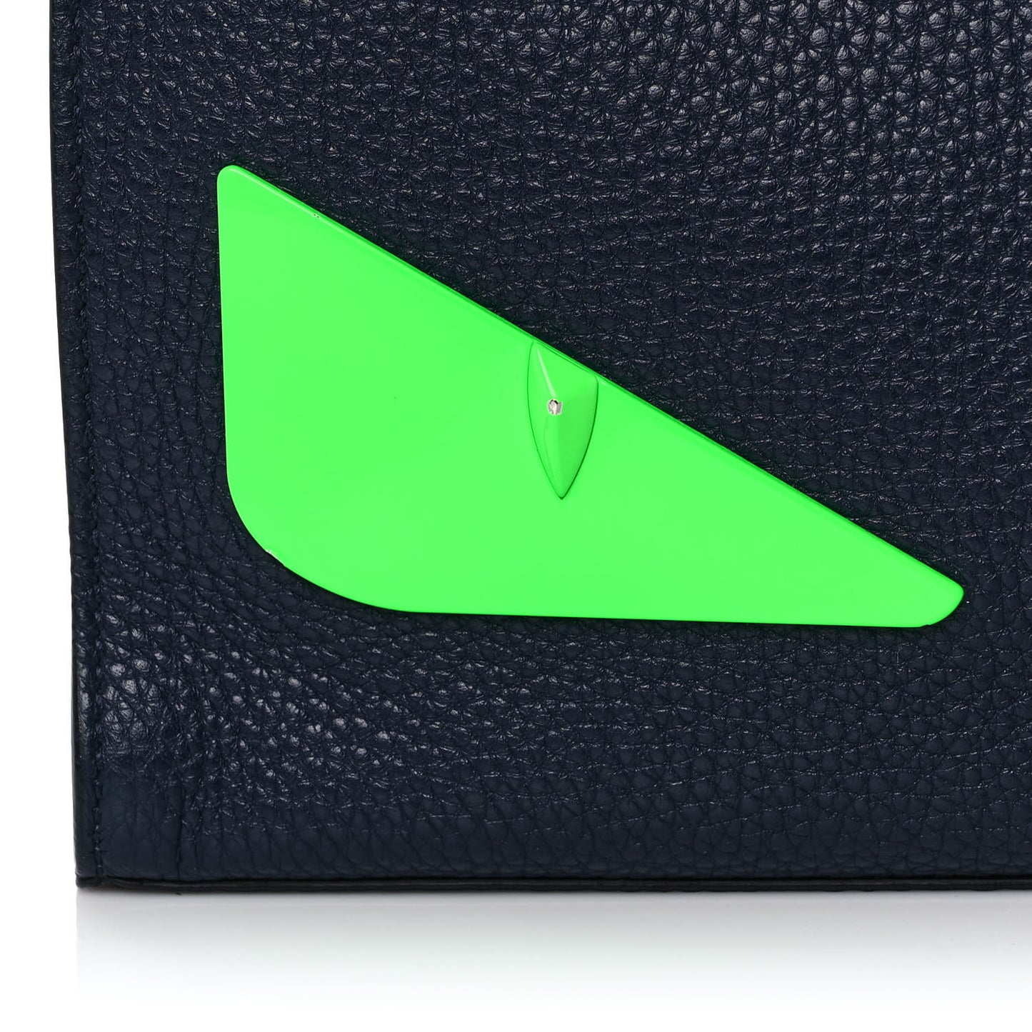 Vitello Monster Eyes Pouch Black Green