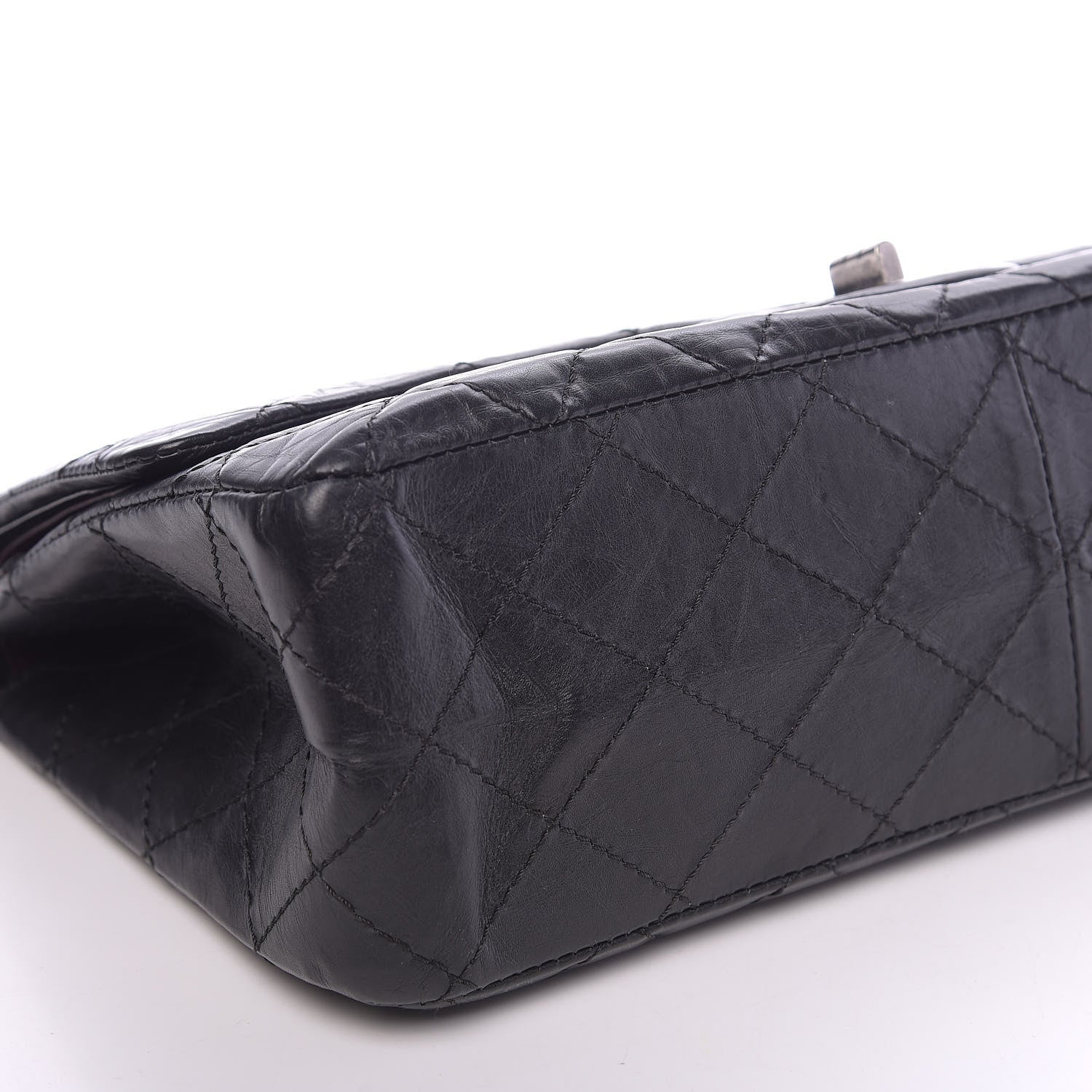 Chanel Aged Calfskin Quilted 2.55 Reissue 227 Flap Black 5 of 9