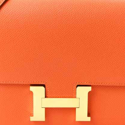 Hermes Epsom Constance 18 Orange 8 of 11
