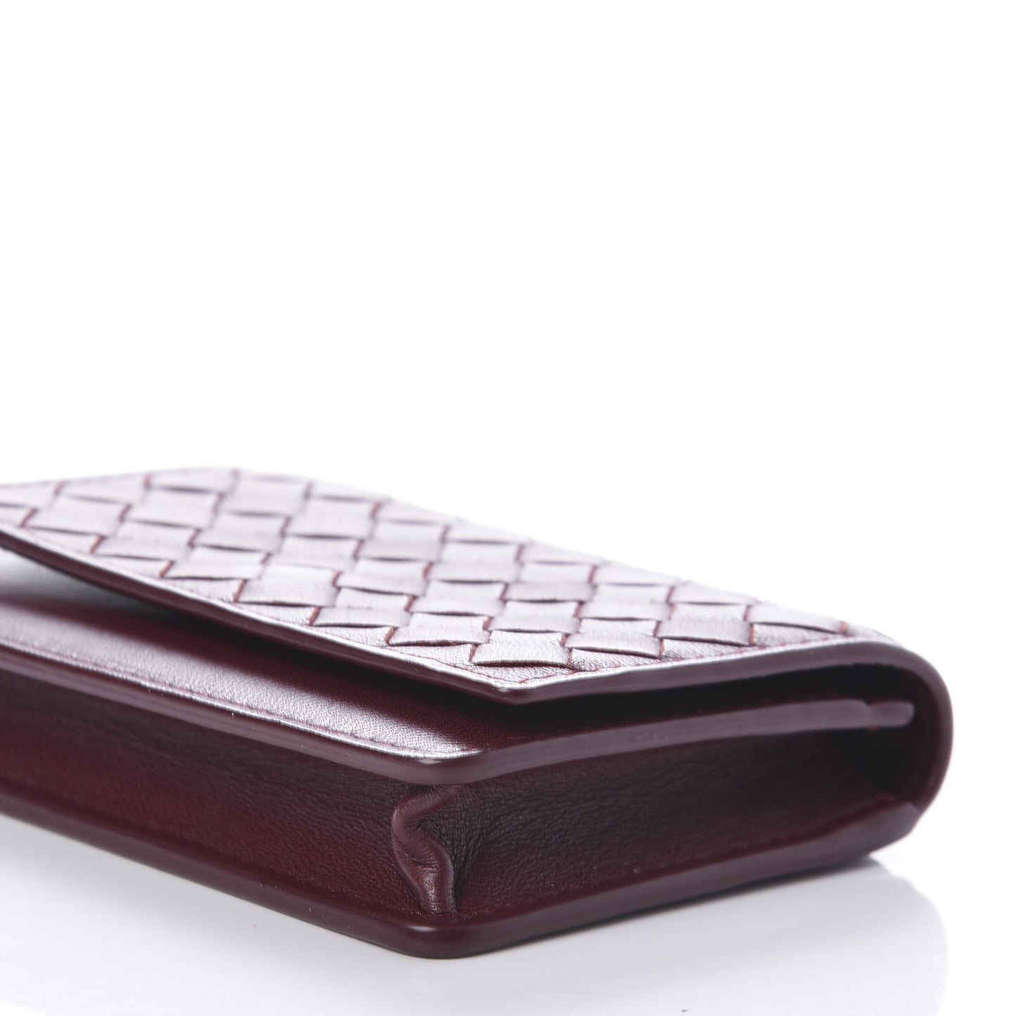 Nappa Intrecciato Card Holder Gigolo Red