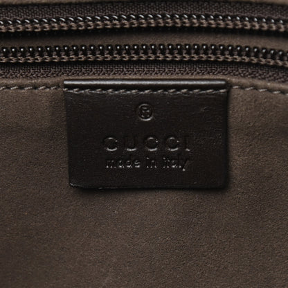 Gucci GG Supreme Monogram Medium Zippered Tote Dark Brown 6 of 10