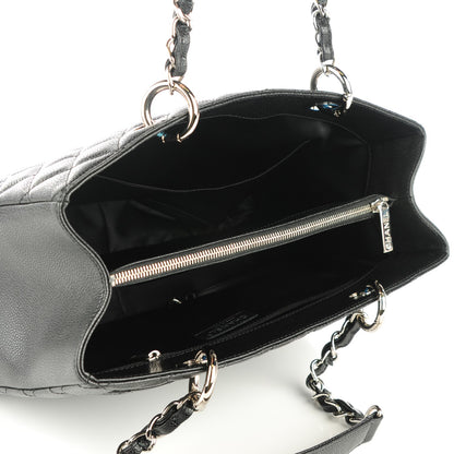 Chanel Caviar Quilted Grand Shopping Tote GST Black 5 of 7