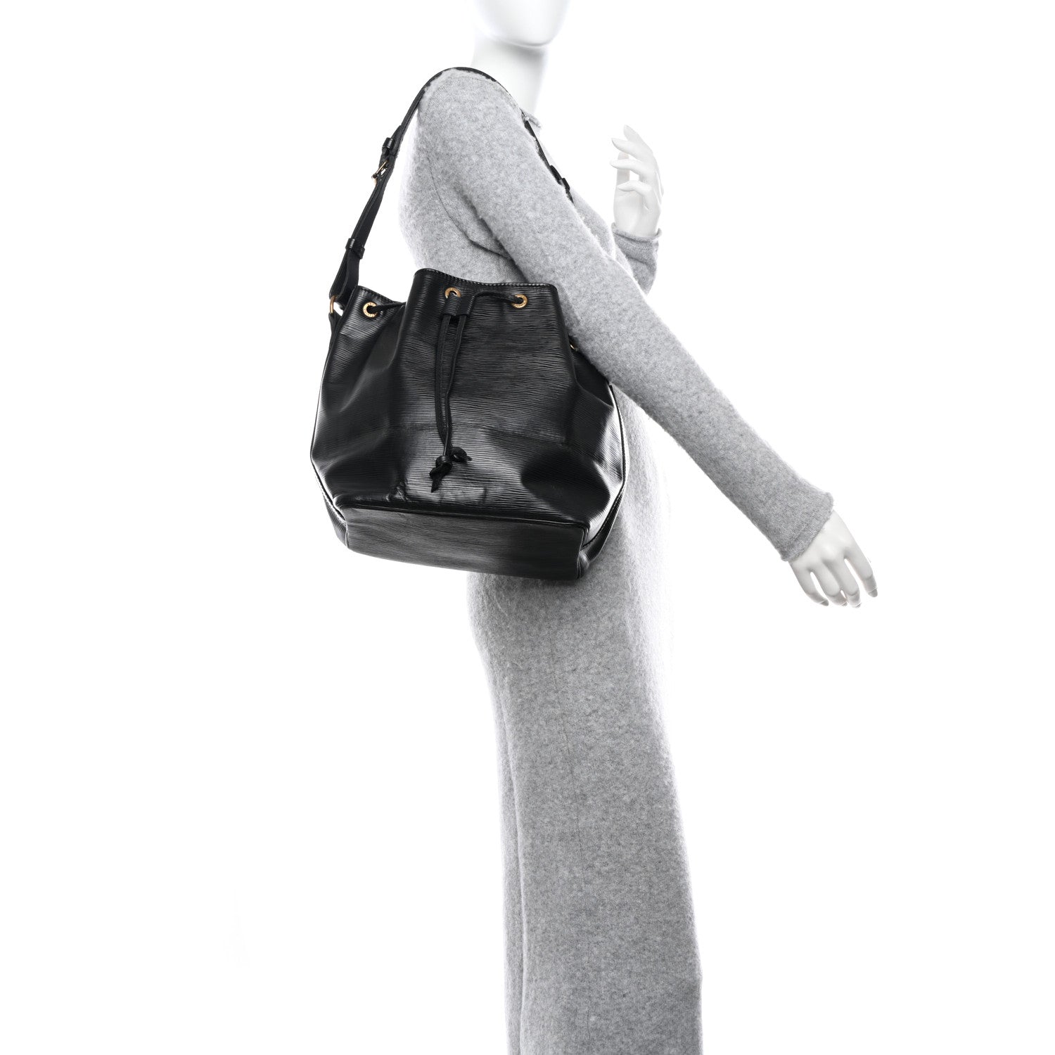 Louis Vuitton Epi Petit Noe Black 2 of 13