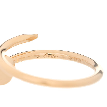 Cartier 18K Yellow Gold Small Juste Un Clou Ring 51 5.75 4 of 5
