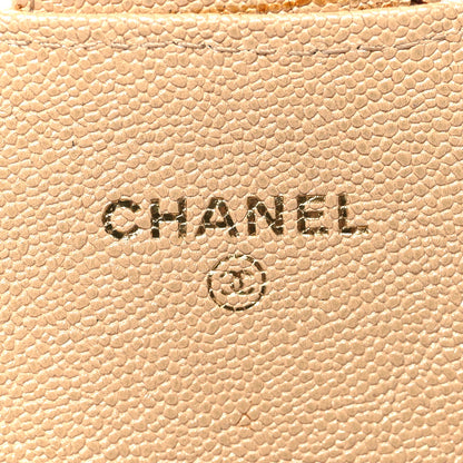 Chanel Iridescent Caviar Quilted Long Flap Wallet Beige 6 of 15