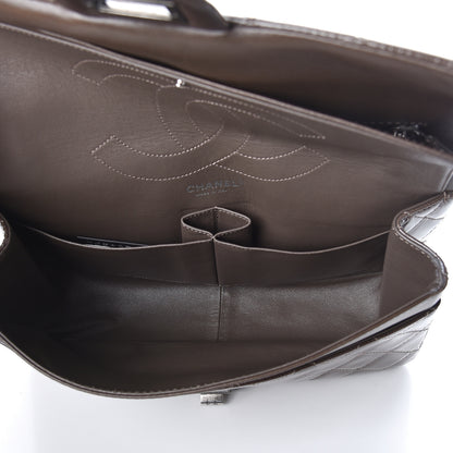Chanel Crinkled Patent Quilted 2.55 Reissue 227 Flap Brown 5 of 13