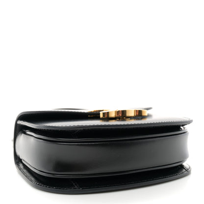 Celine Shiny Calfskin Triomphe Mini Besace Clea Black 4 of 12