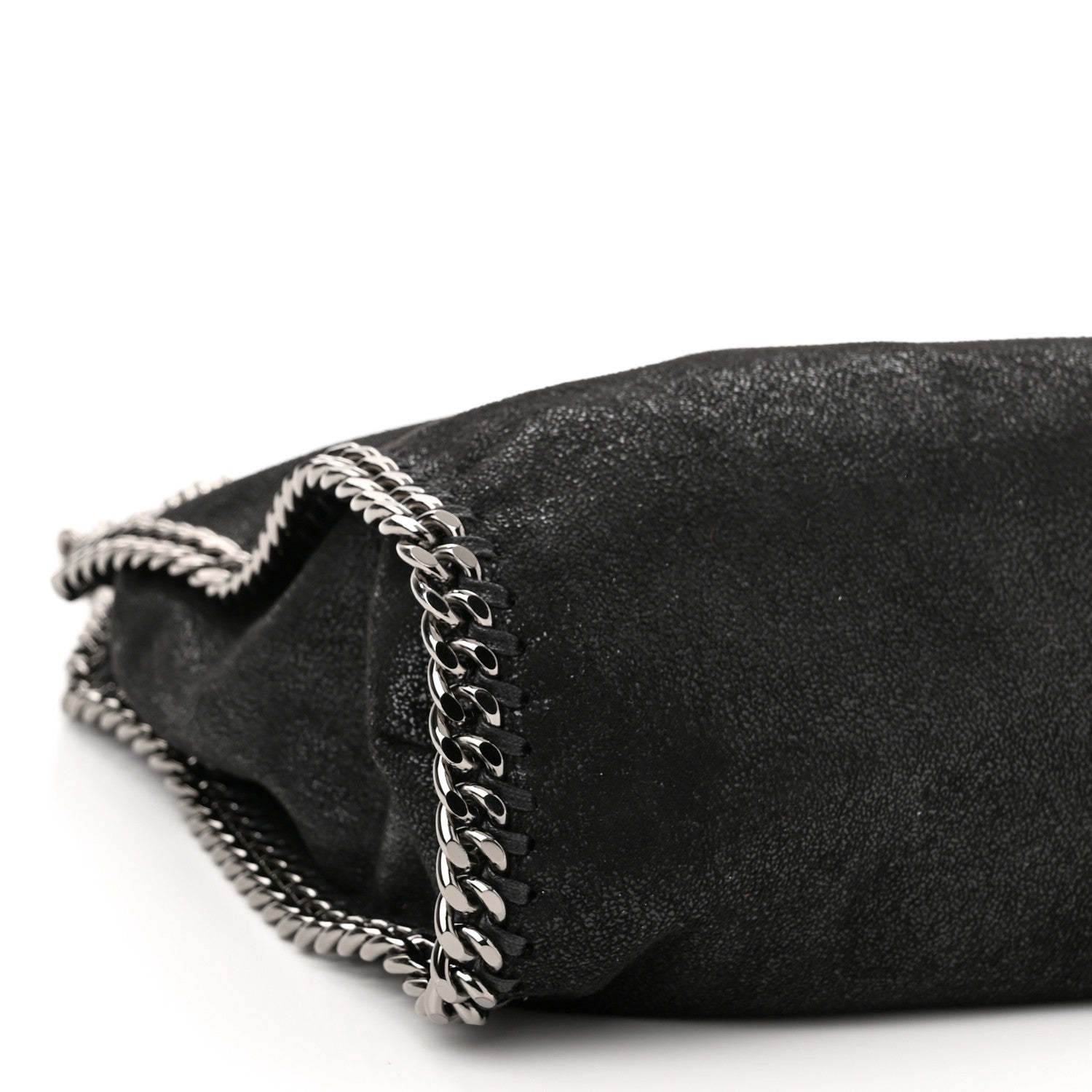 Stella McCartney Shaggy Deer Falabella Fold Over Tote Black 8 of 9