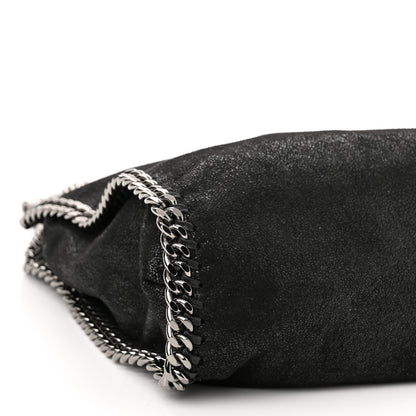 Stella McCartney Shaggy Deer Falabella Fold Over Tote Black 8 of 9