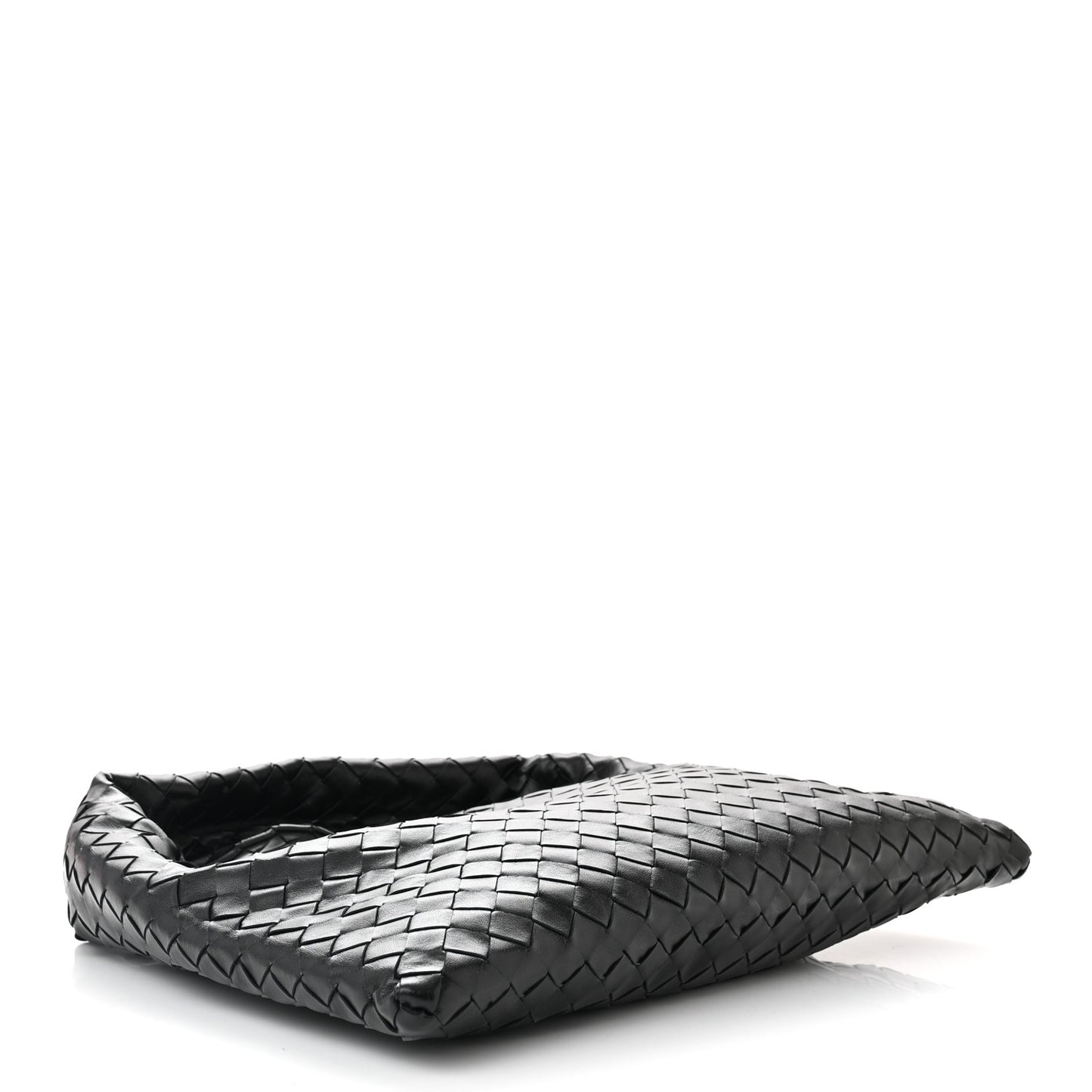 Calfskin Intrecciato Small Hop Black