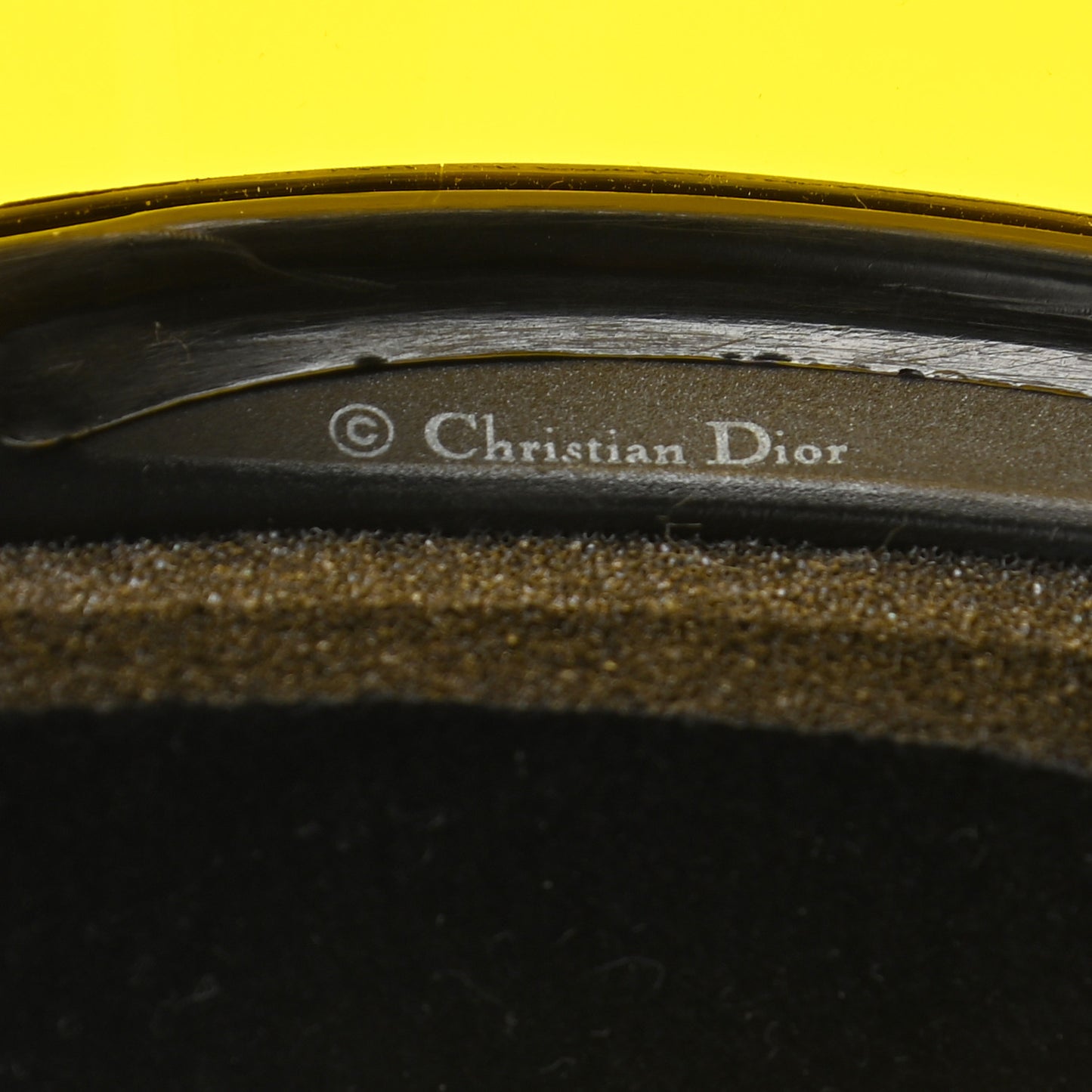 DiorClub1 Sun Visor Yellow