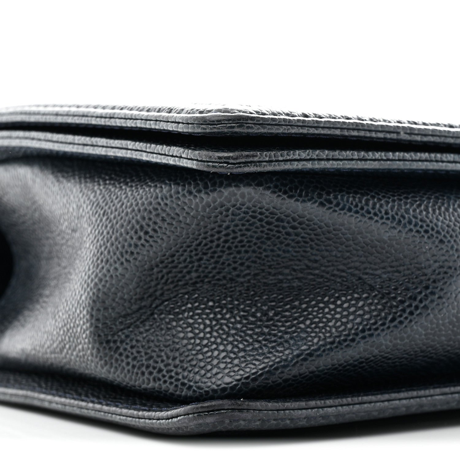 Chanel Caviar Quilted New Medium Boy Flap Navy 9 of 11