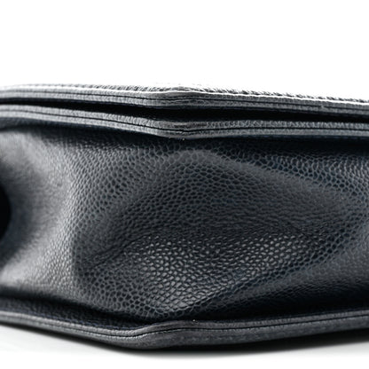 Chanel Caviar Quilted New Medium Boy Flap Navy 9 of 11