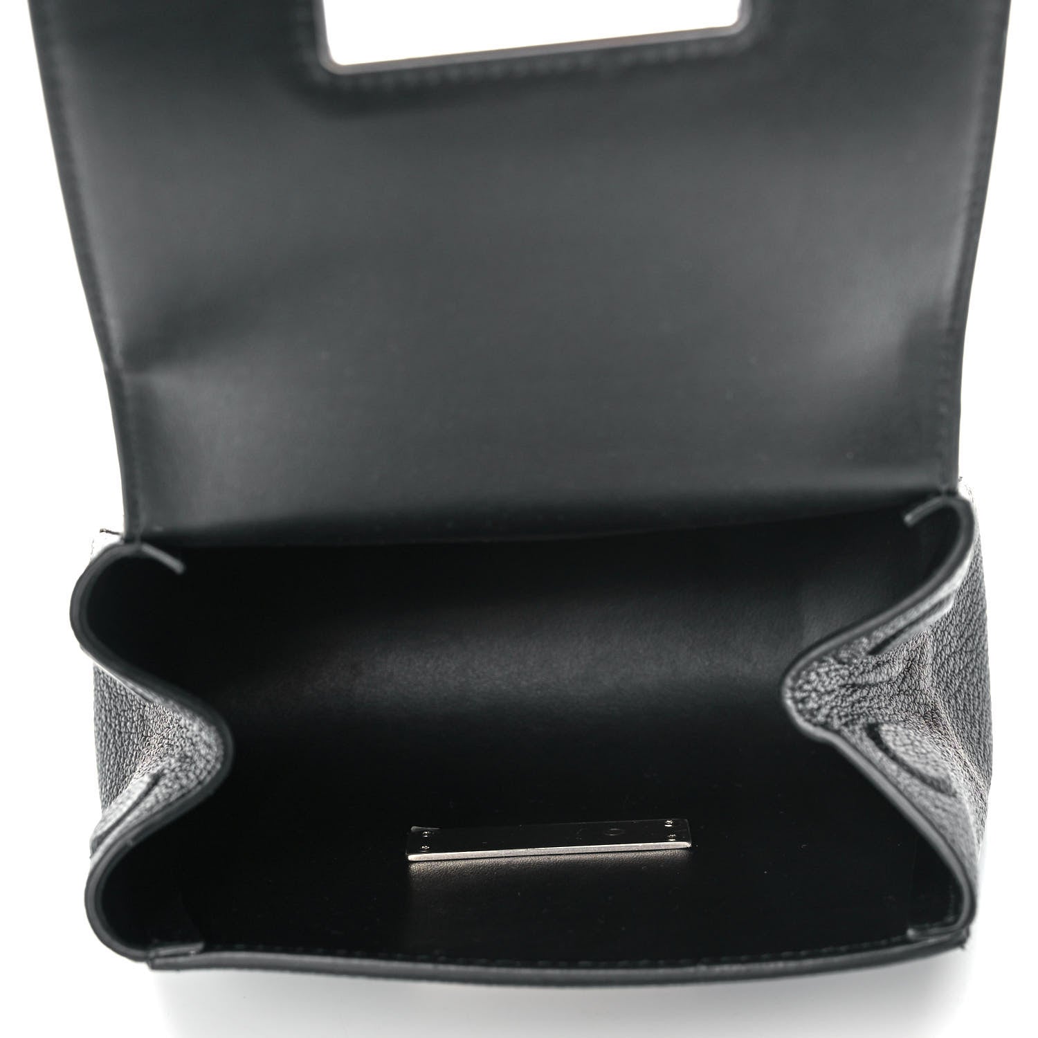 Bottega Veneta Grained Calfskin Geometric Belt Bag Black 5 of 10