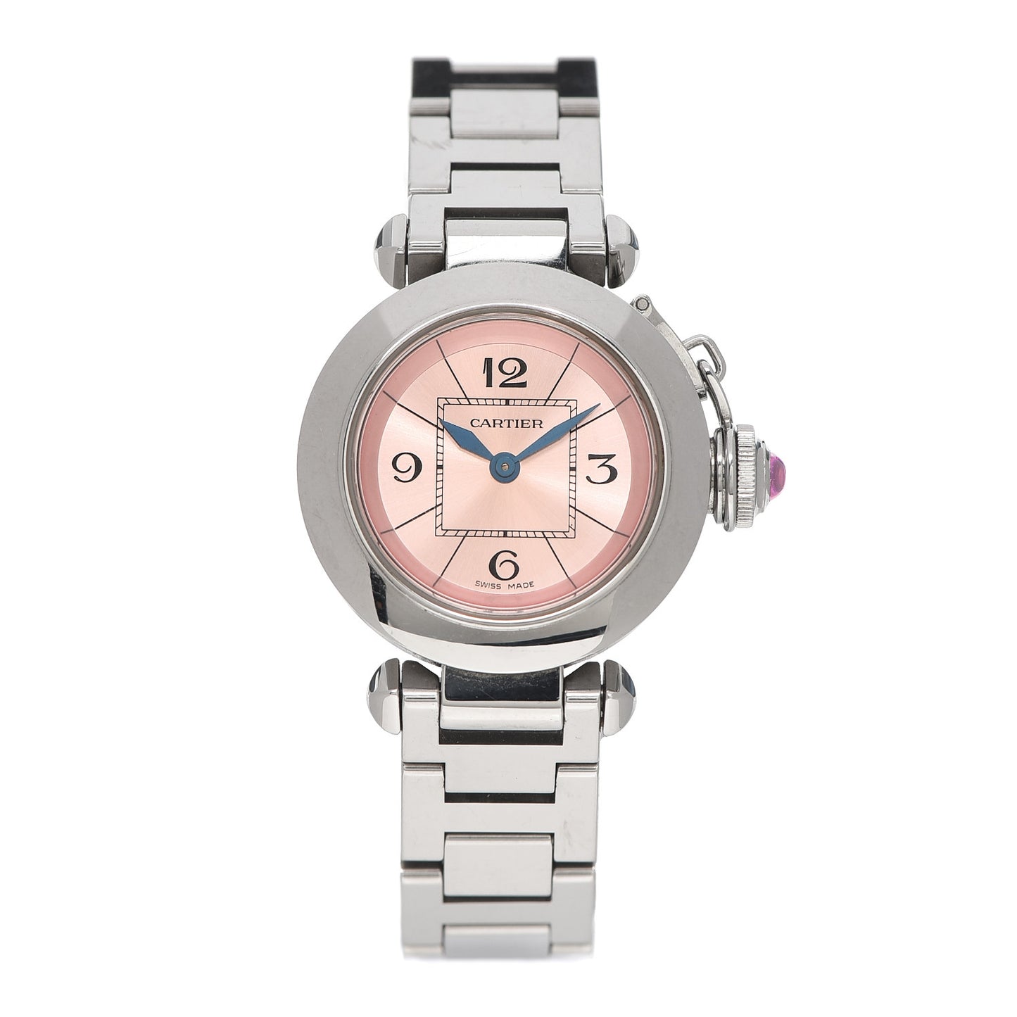Stainless Steel 27mm Miss Pasha Quartz Watch Pink