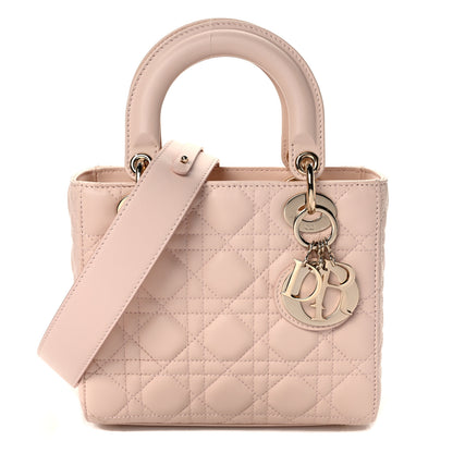 Christian Dior Lambskin Cannage Small My ABCDior Lady Dior Light Pink 1 of 8
