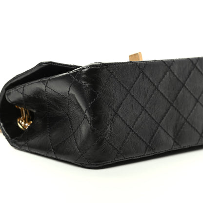 Chanel Aged Calfskin Quilted 2.55 Reissue Mini Flap Black 6 of 10