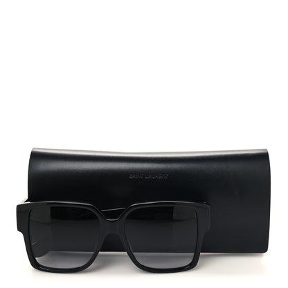 Saint Laurent Square SL M9 Sunglasses Black 2 of 8