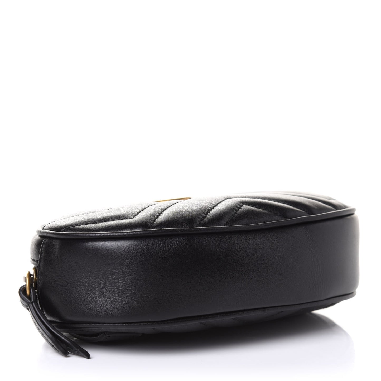 Calfskin Matelasse GG Marmont Belt Bag 85 34 Black