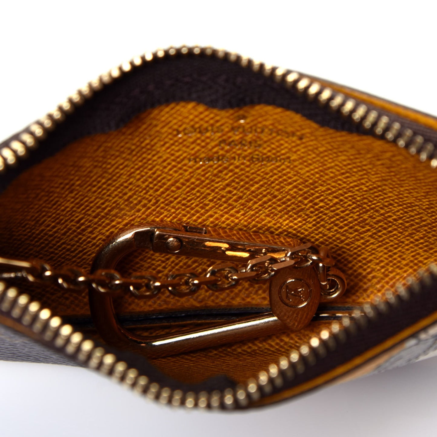 Monogram Groom Key Pouch