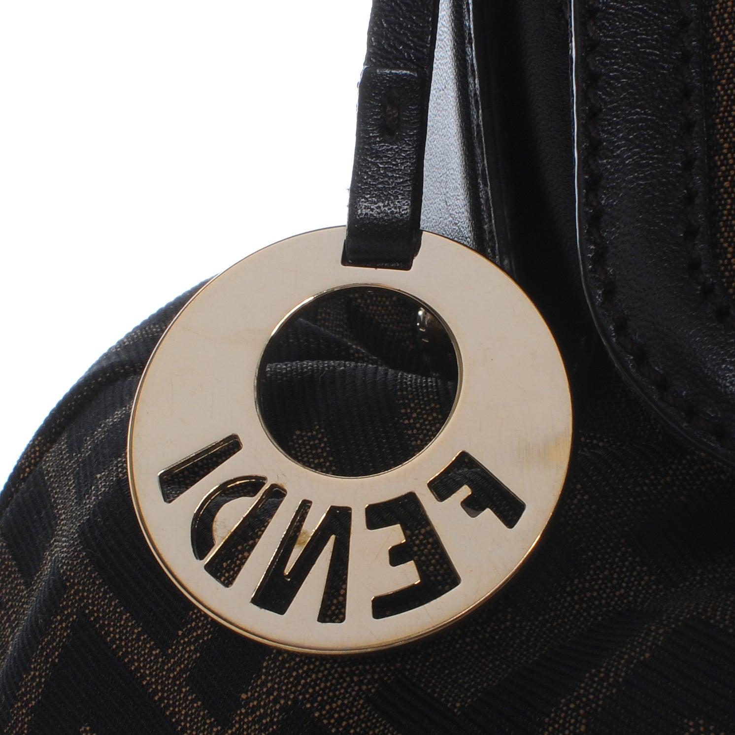 Fendi Zucca Medium Chef Shoulder Bag Tobacco 6 of 10