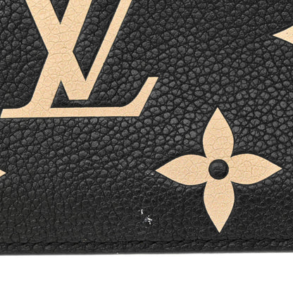 Louis Vuitton Empreinte Monogram Giant Felicie Pochette Black Beige 13 of 15