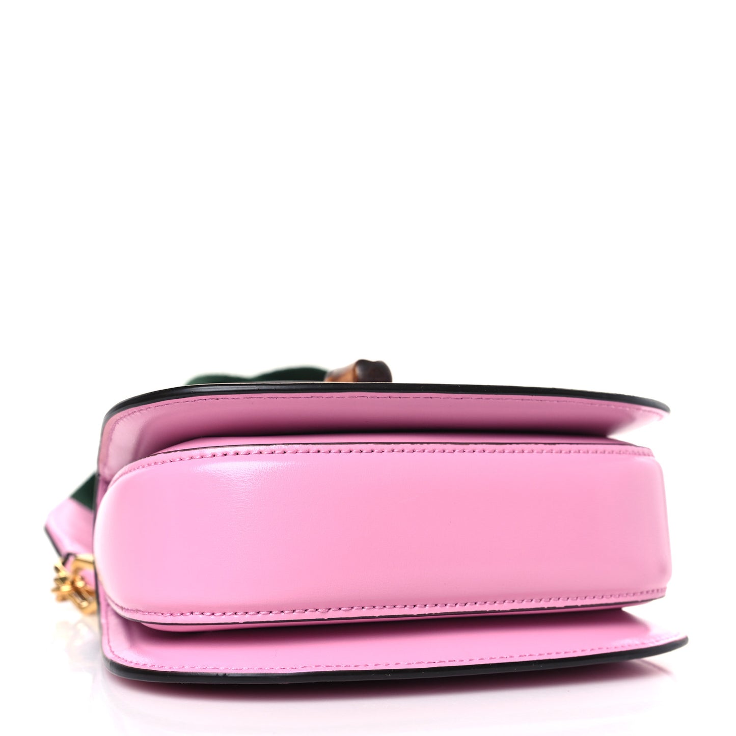 Boarded Dyana Lux Calfskin Web Mini Bamboo 1947 Top Handle Bag Nice Pink