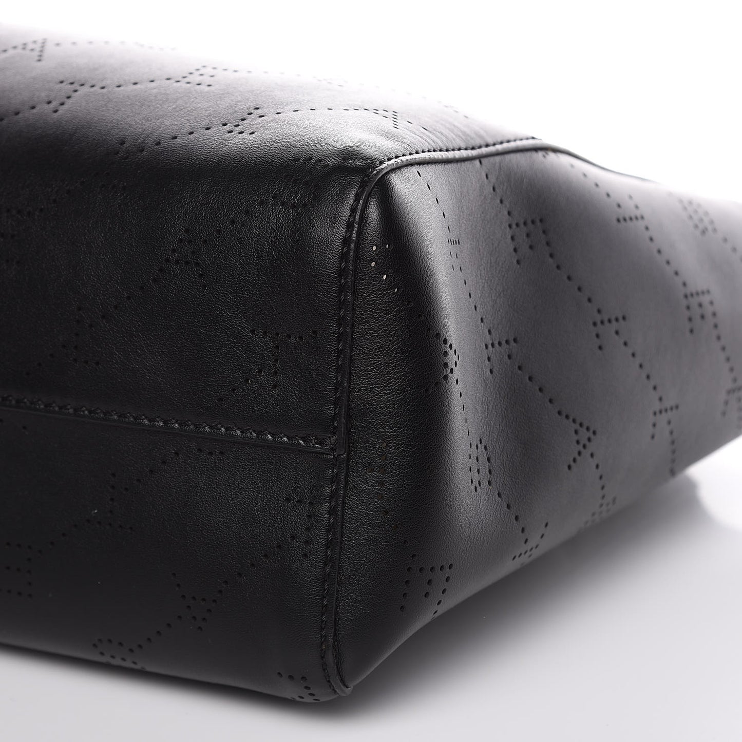 Eco Alter Nappa Perforated Logo Tote Black