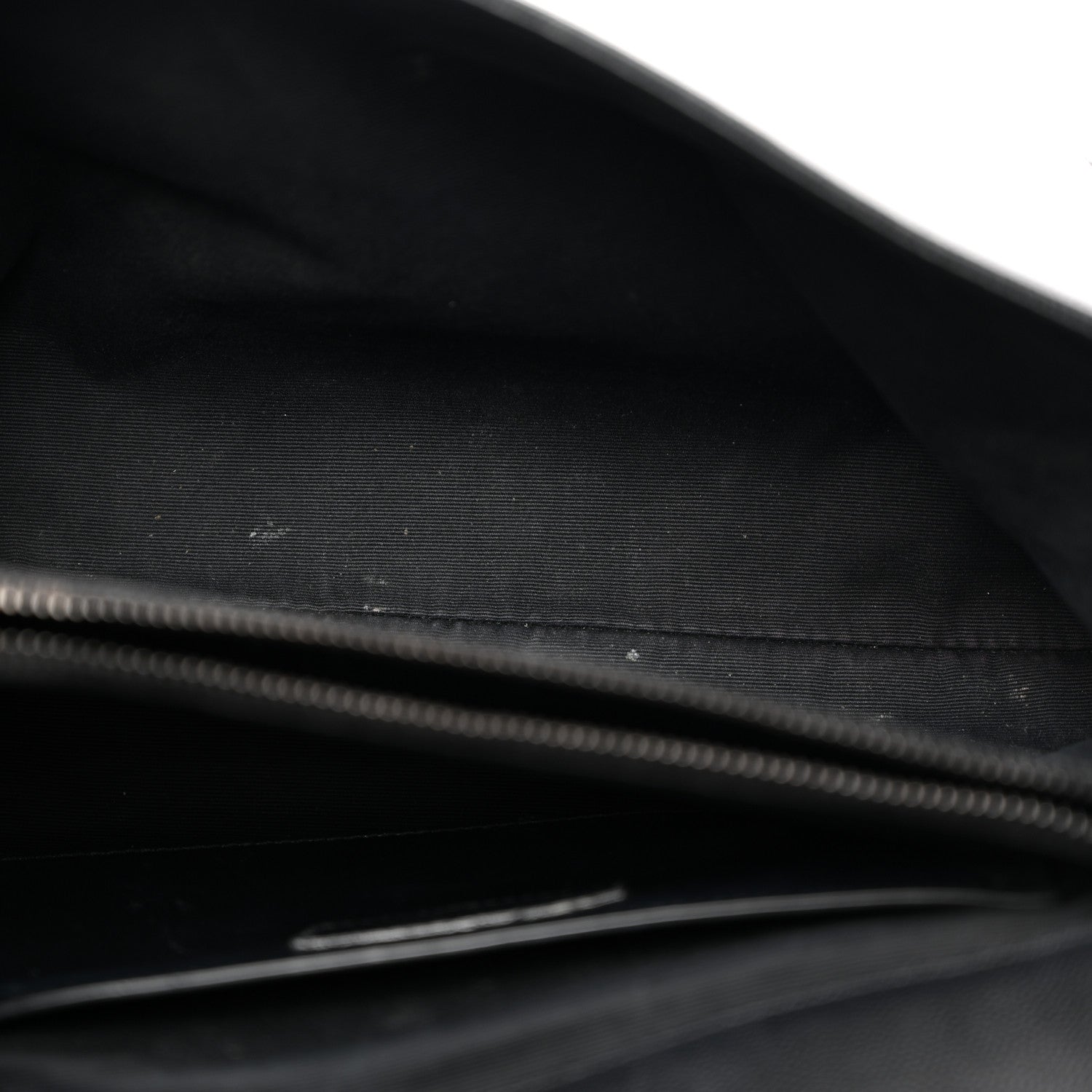 Saint Laurent Grain De Poudre Medium West Hollywood Monogram Fold-Over Black 5 of 11