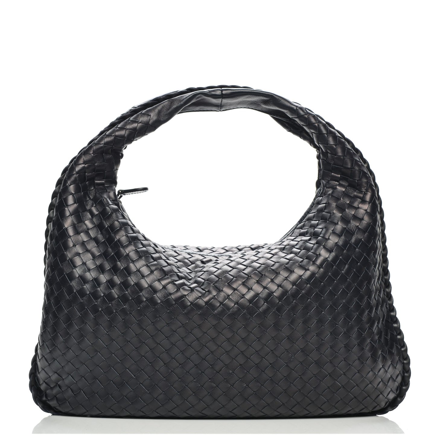 Nappa Intrecciato Medium Veneta Hobo Navy