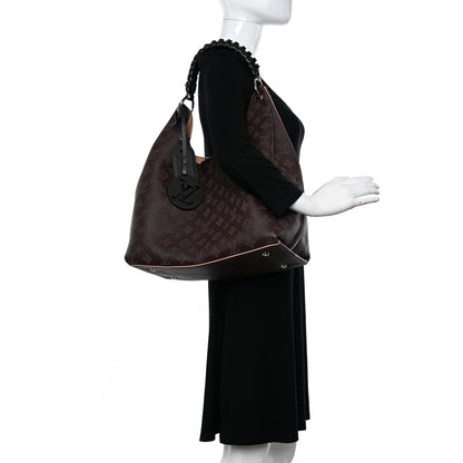Louis Vuitton Mahina Carmel Hobo Chocolate 2 of 11