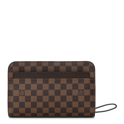 Louis Vuitton Damier Ebene Pochette Saint Louis Clutch 1 of 11